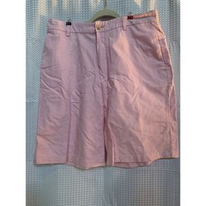 Izod Mens Pink 33 Shorts 100% Cotton